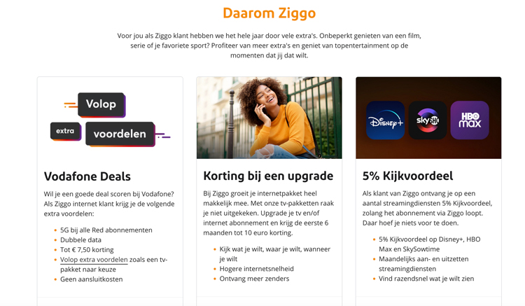 Ziggo besparen geld