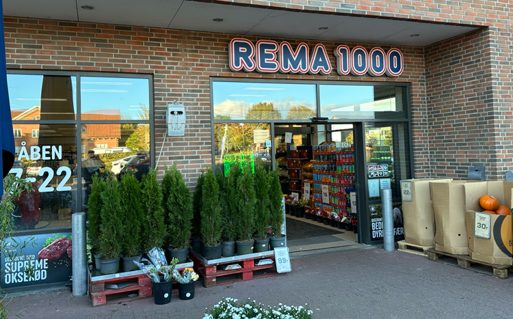 Rema 1000 supermarkt Denemarken