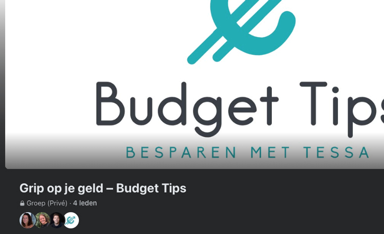 Budget Tips Facebook-groep