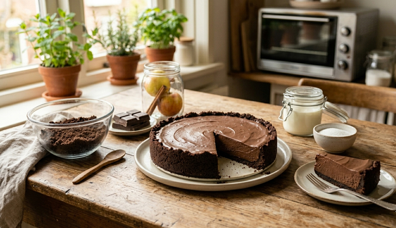Goedkope chocolade taart maken