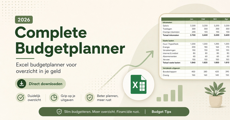 De Budgetplanner